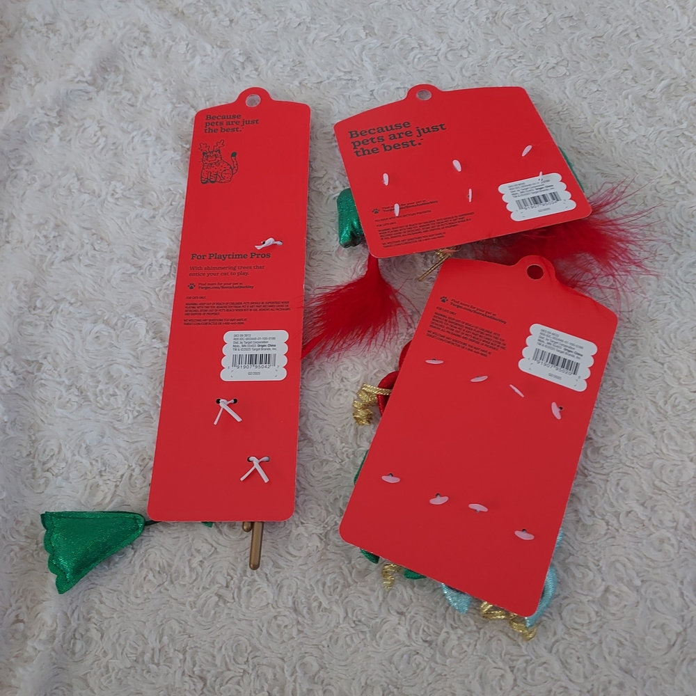 Boots & Barkley Fun Festive Cat Toys Set Bundle Catnip - Picture 2 of 2